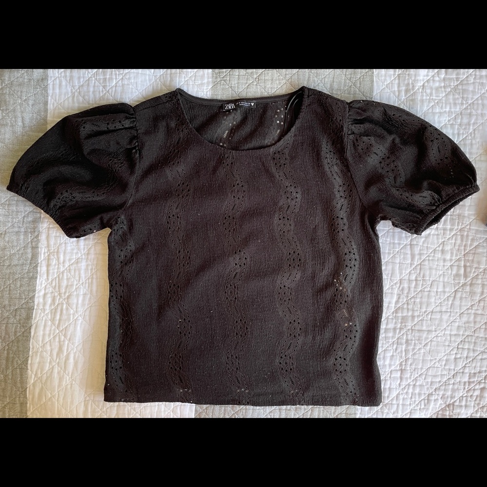 Black shirt, size S from Zara